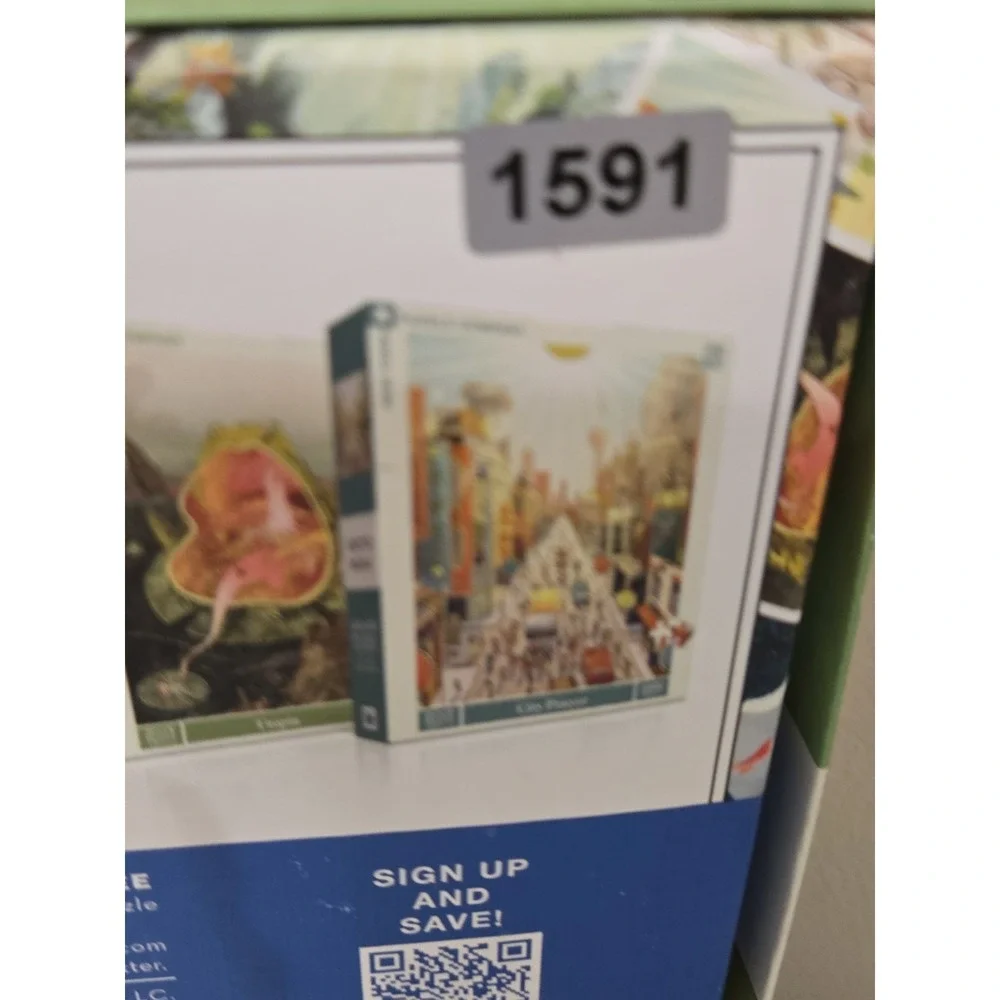 New York Puzzle Company 1000 Piece Jigsaw Puzzle  The Great Elephant  Victo Ngai